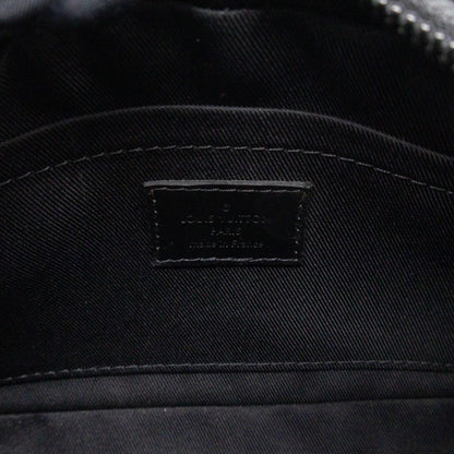 Mini Soft Trunk Bag Black Monogram Embossed Taurillon Leather