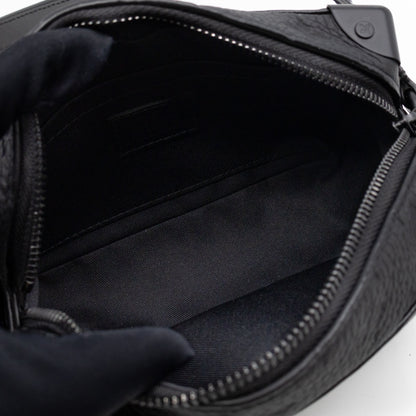 Mini Soft Trunk Bag Black Monogram Embossed Taurillon Leather