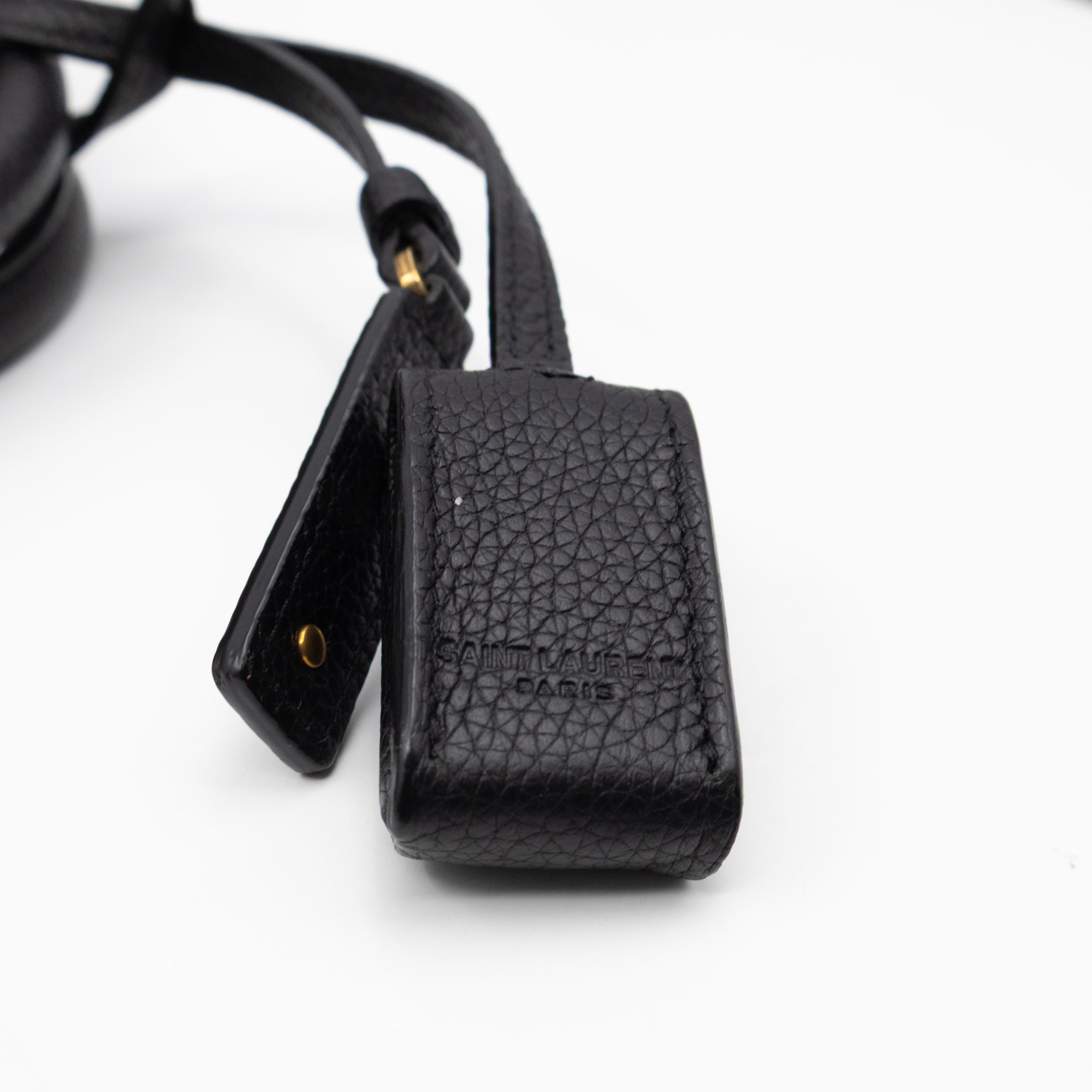 Sac de Jour North South Tote Black Grained Leather