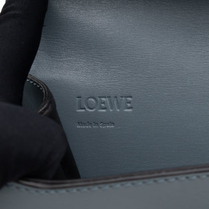 Small Barcelona Slate Blue Leather