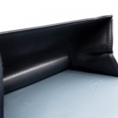 Small Barcelona Slate Blue Leather