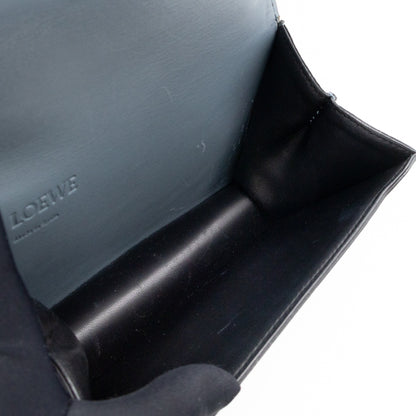 Small Barcelona Slate Blue Leather