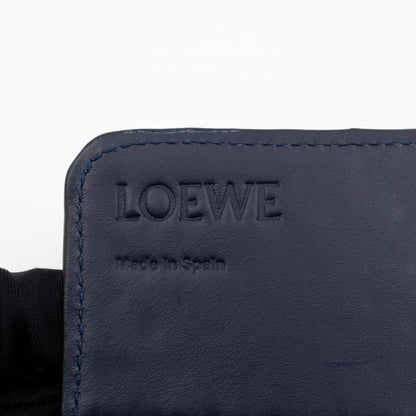 Anagram Continental Wallet Blue Leather