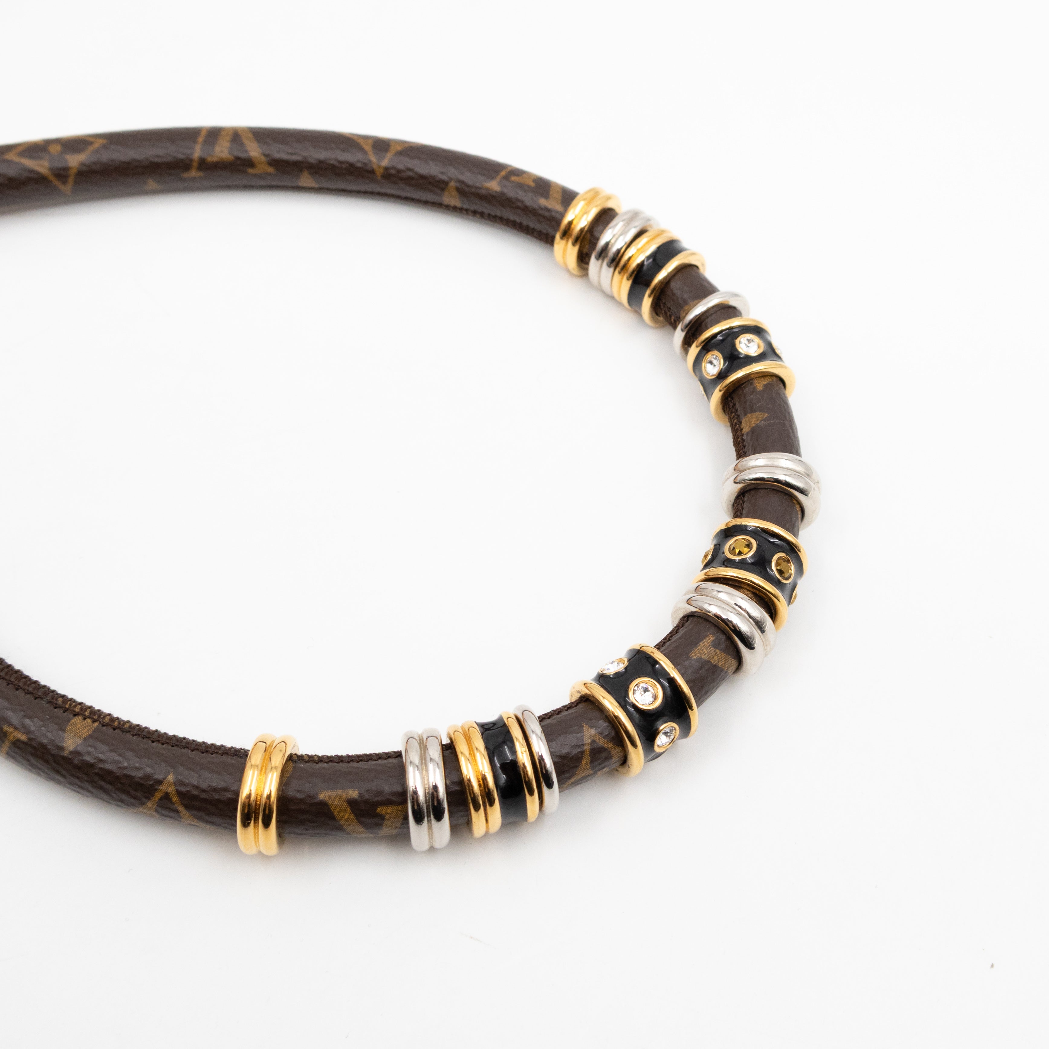 Wild LV Strass Necklace Monogram