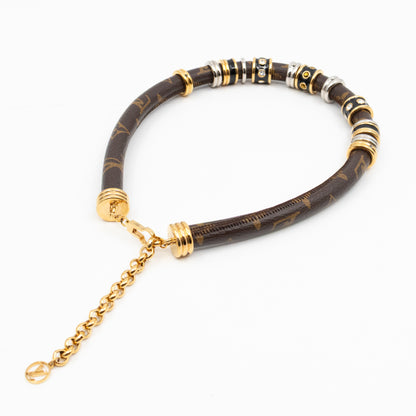 Wild LV Strass Necklace Monogram