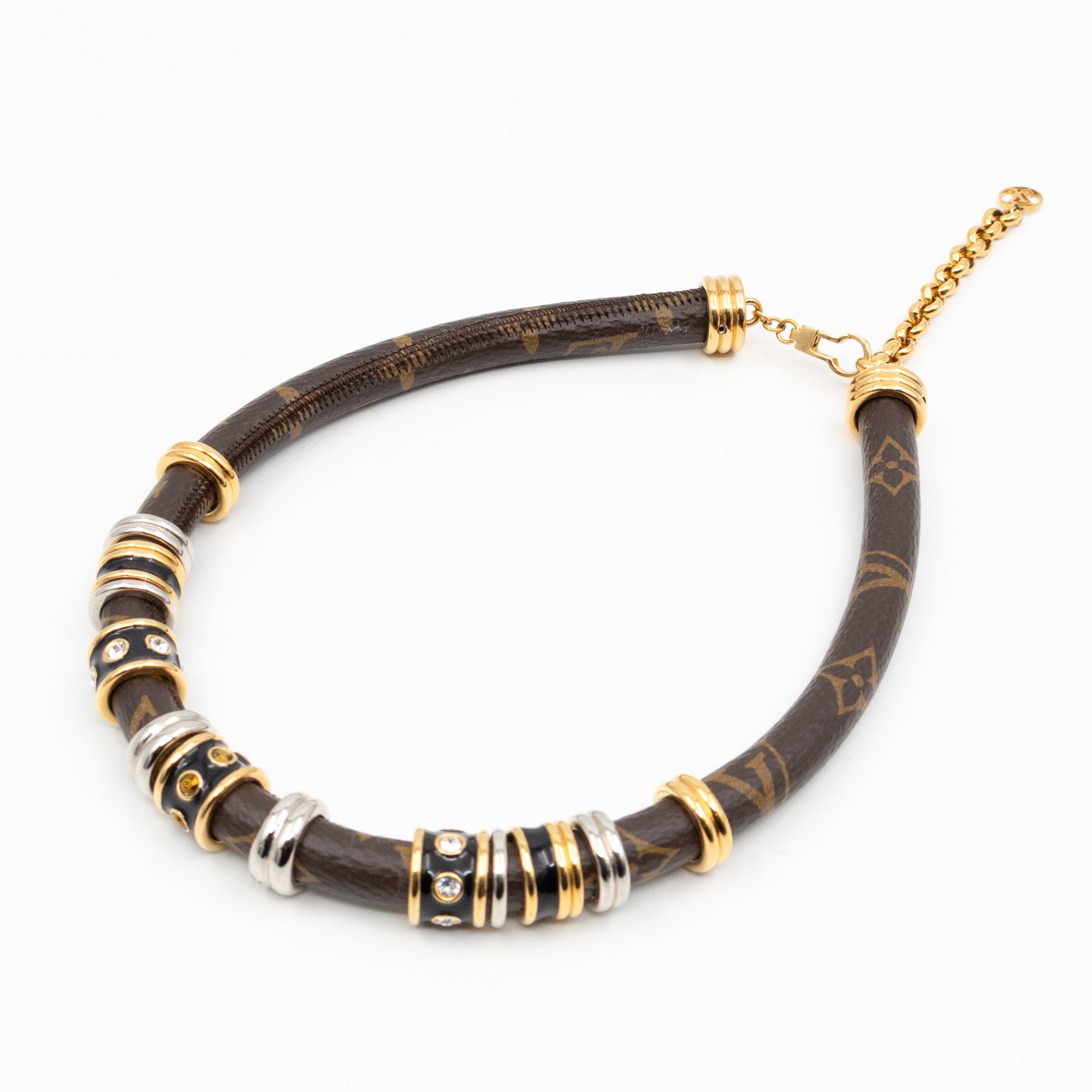 Wild LV Strass Necklace Monogram