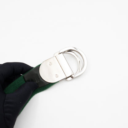 Web Stripe Canvas Belt 100 cm Red & Green