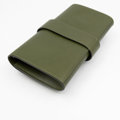 Medor 23 Clutch Green Leather