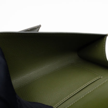 Medor 23 Clutch Green Leather