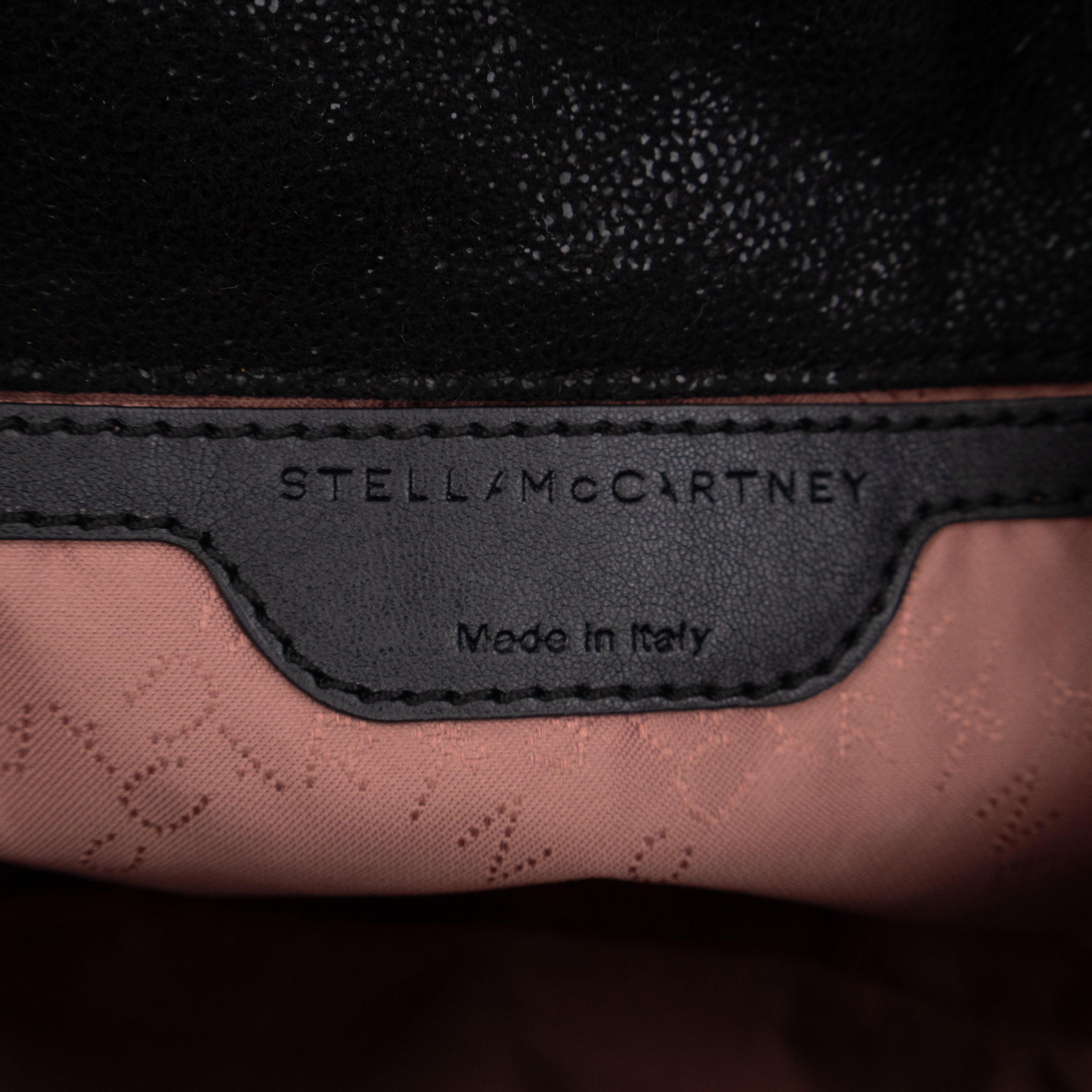 Falabella Fold Over Mini Tote Black