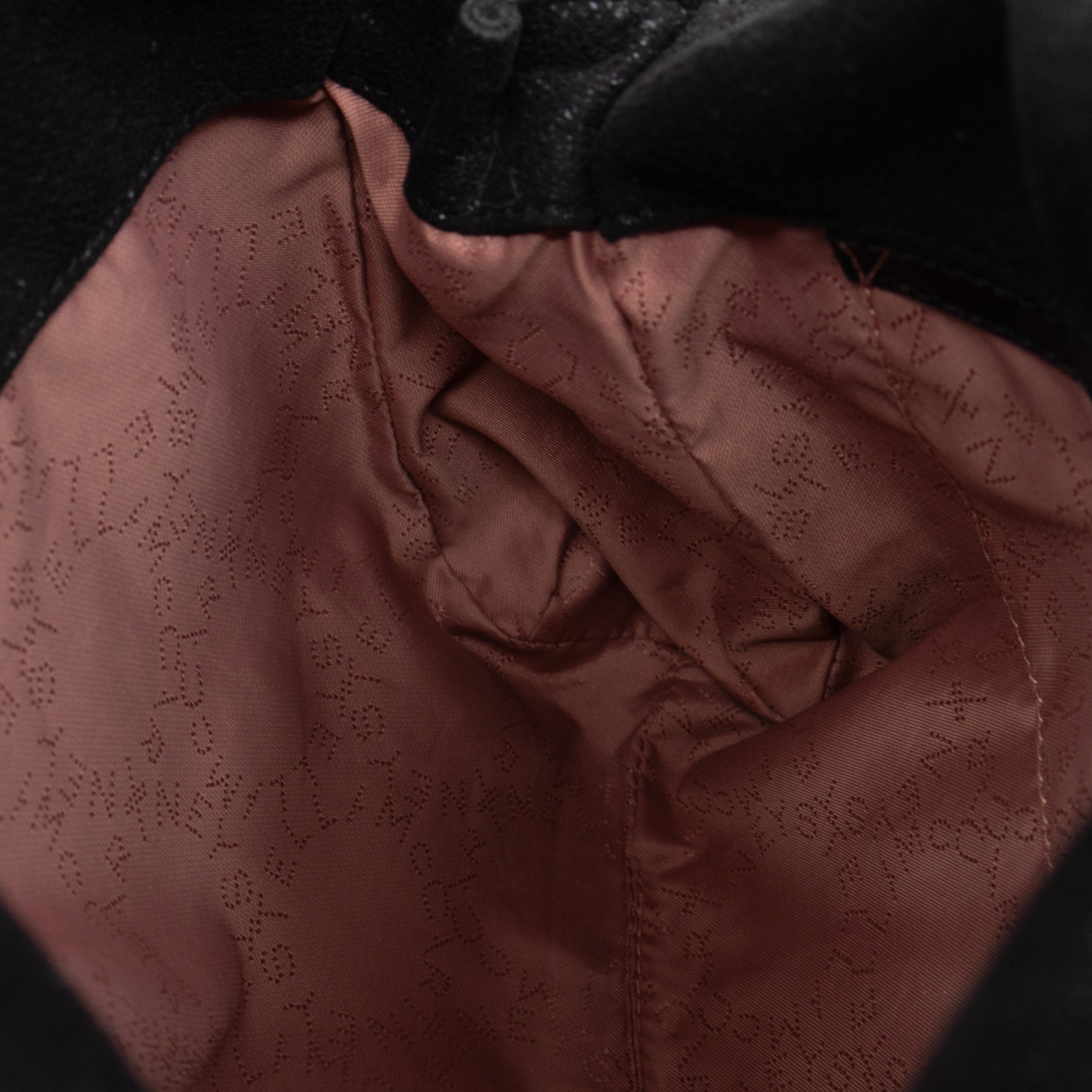 Falabella Fold Over Mini Tote Black