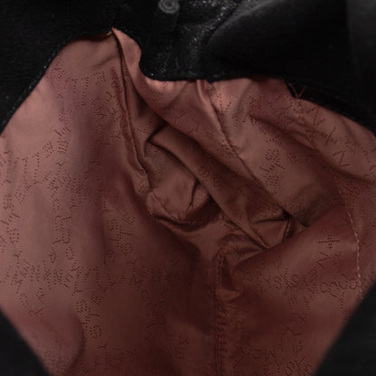 Falabella Fold Over Mini Tote Black