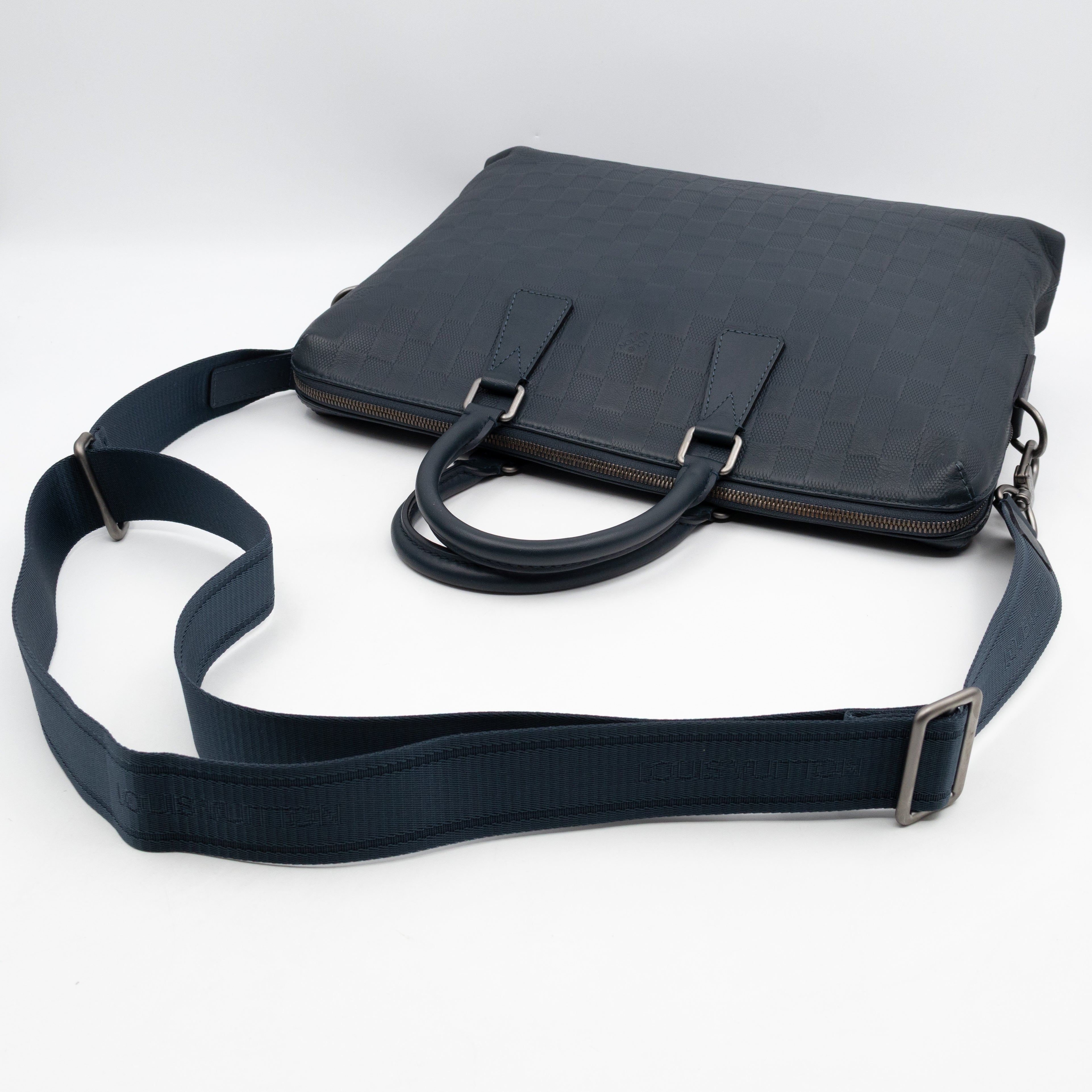 Porte Documents Voyage PM Briefcase Damier Infini Leather Glace