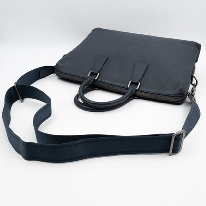 Porte Documents Voyage PM Briefcase Damier Infini Leather Glace