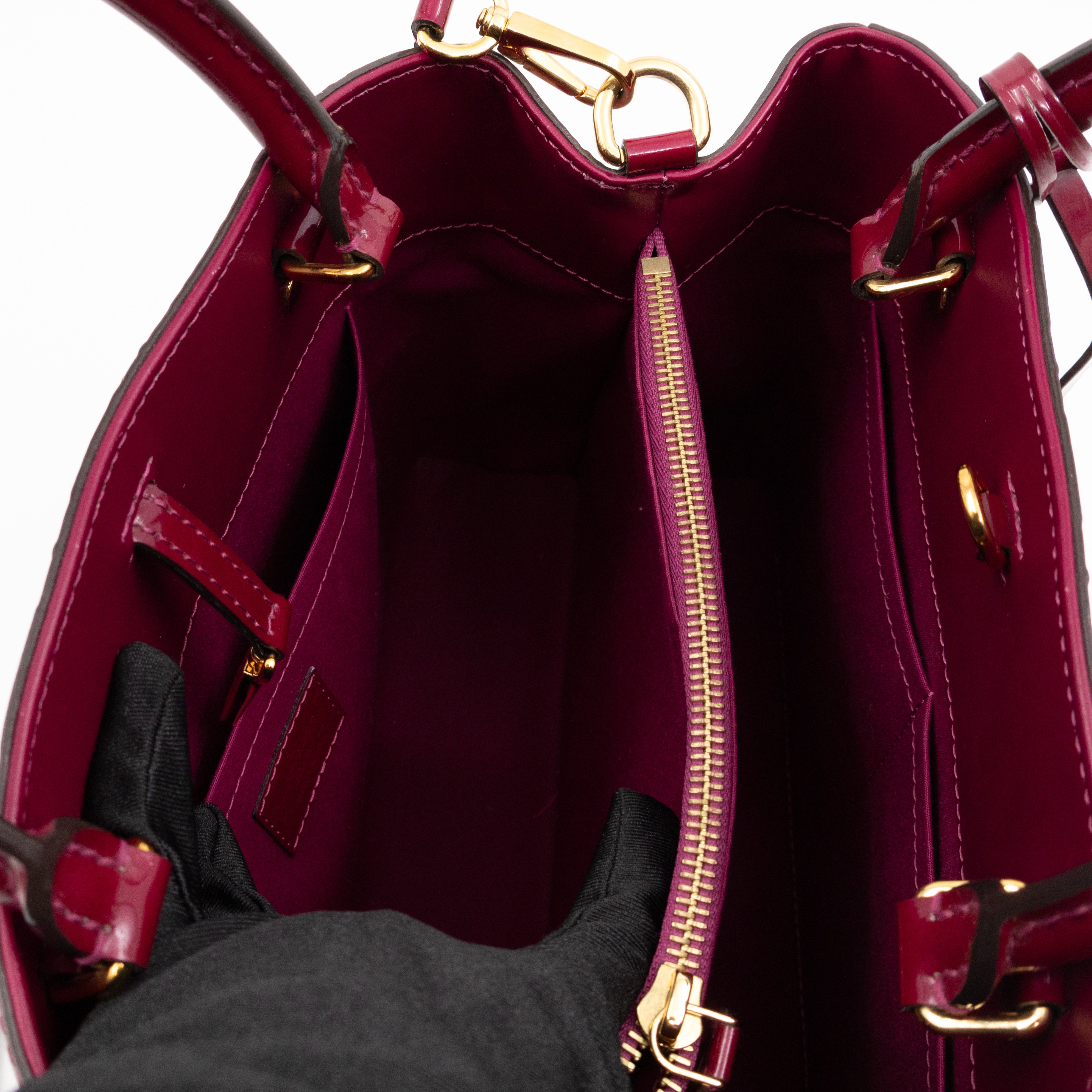 Montaigne MM Fuchsia Vernis