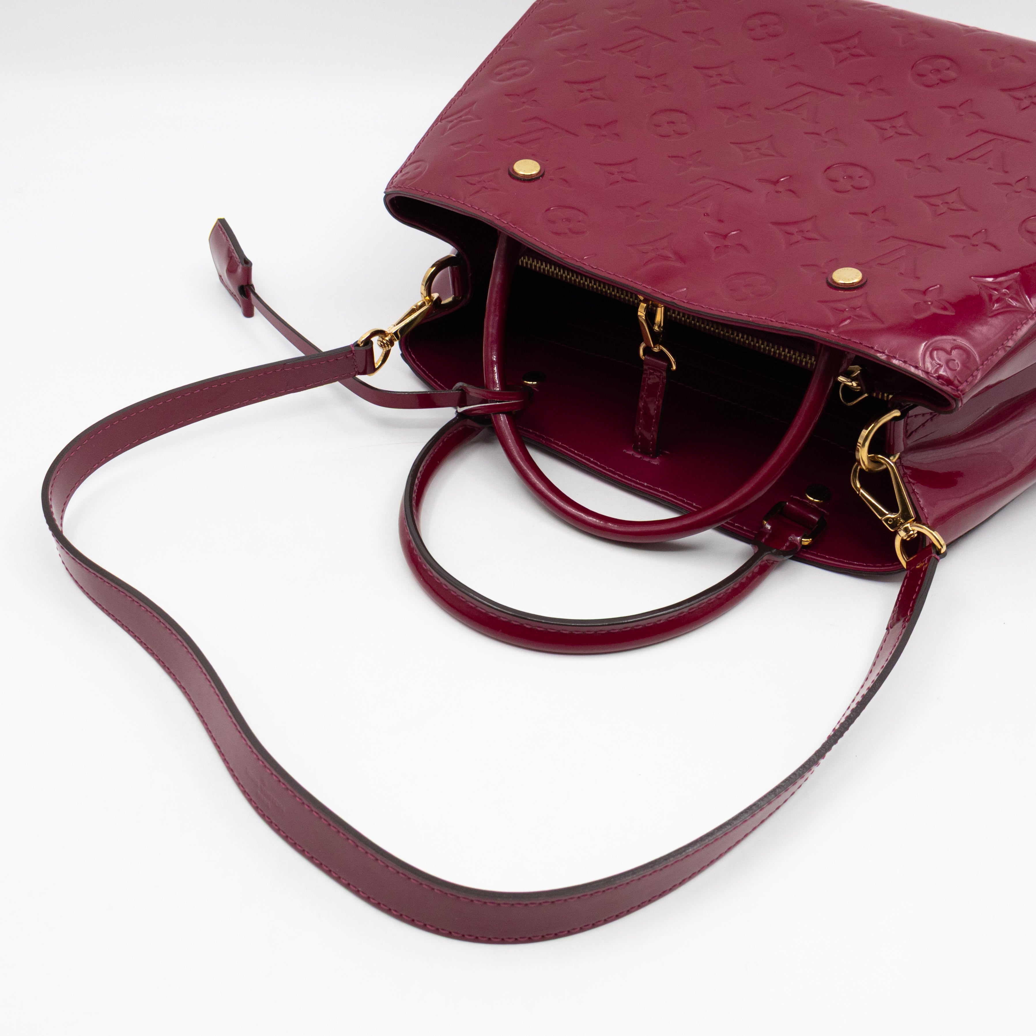 Montaigne MM Fuchsia Vernis