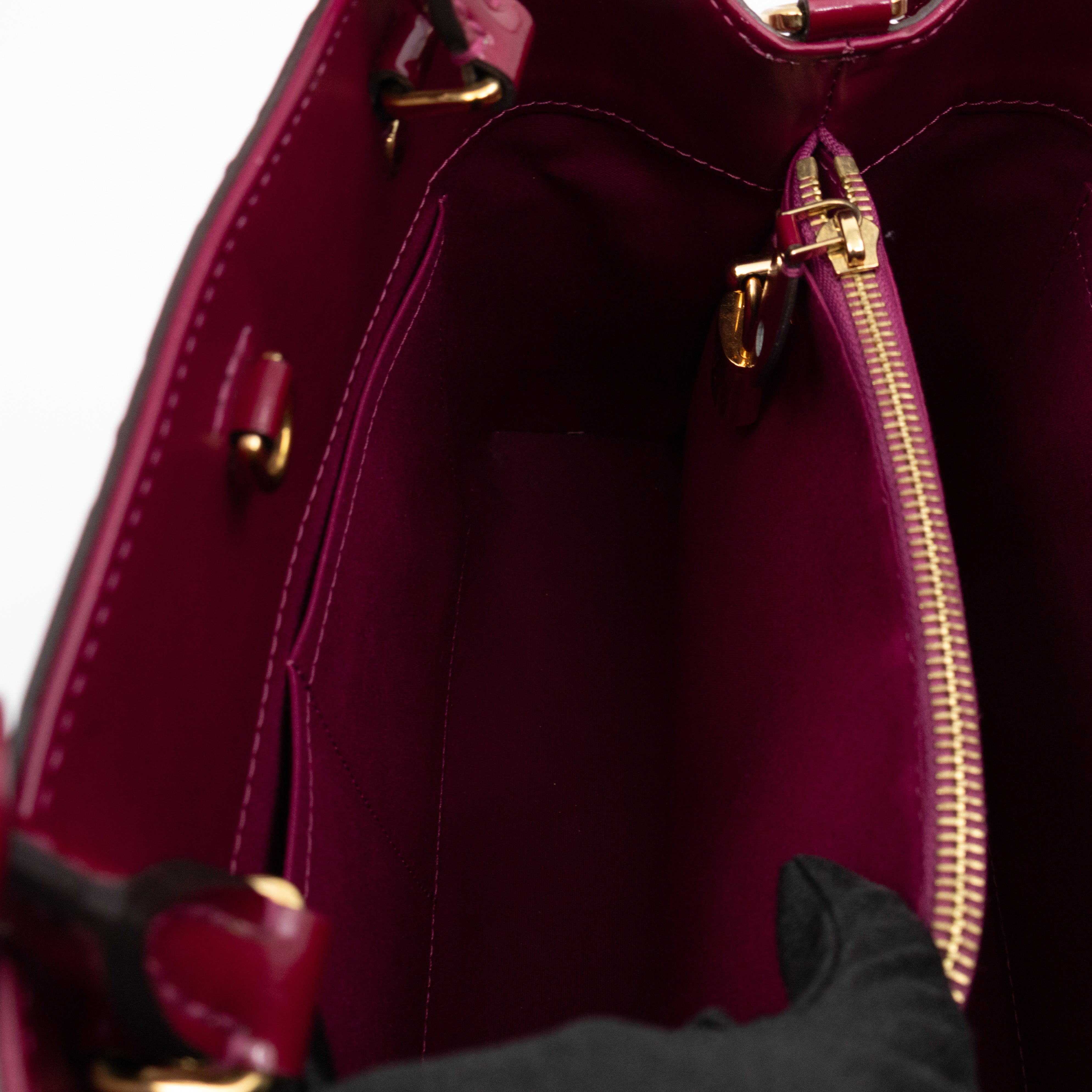 Montaigne MM Fuchsia Vernis