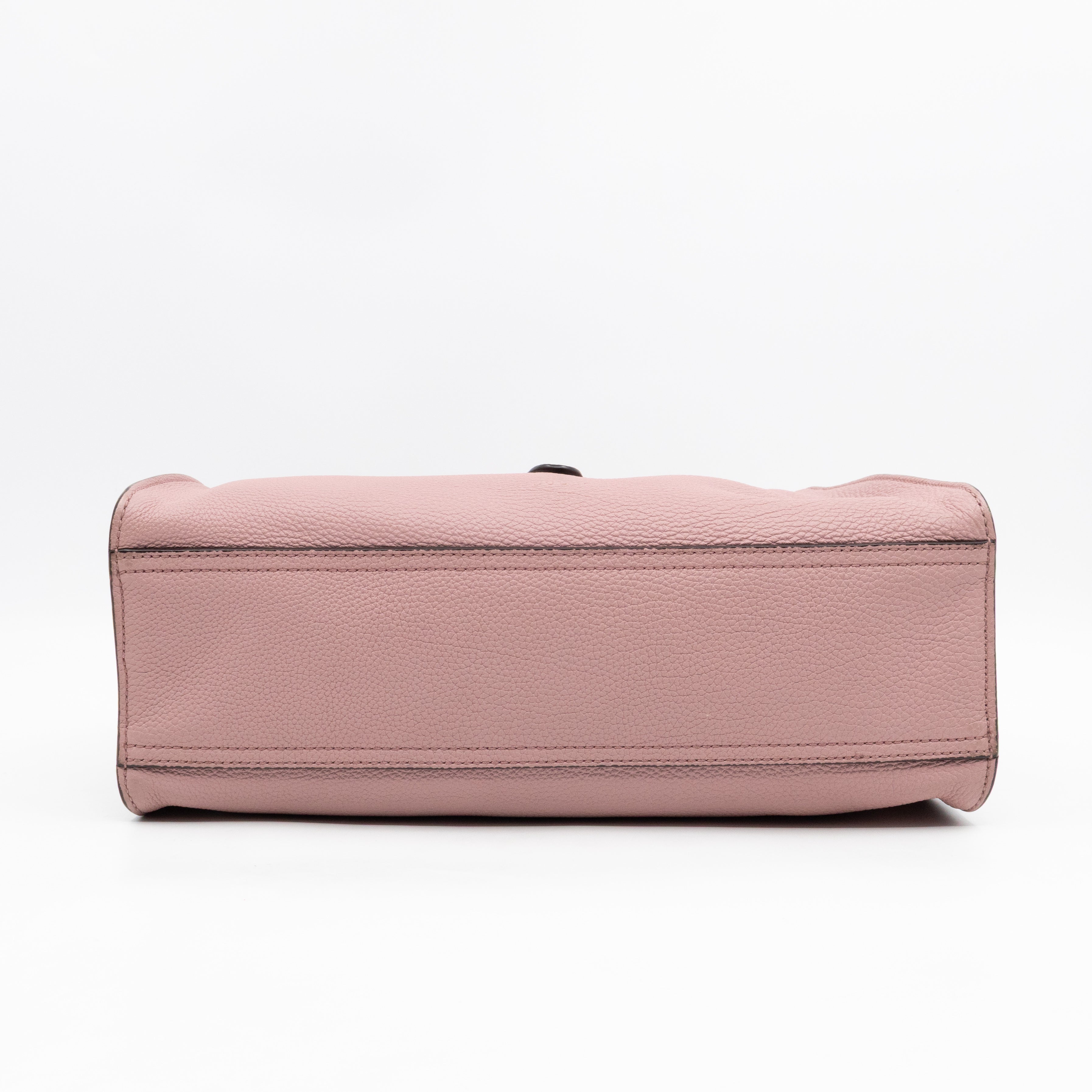 New Jackie Top Handle Bag Pink Leather