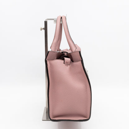 New Jackie Top Handle Bag Pink Leather