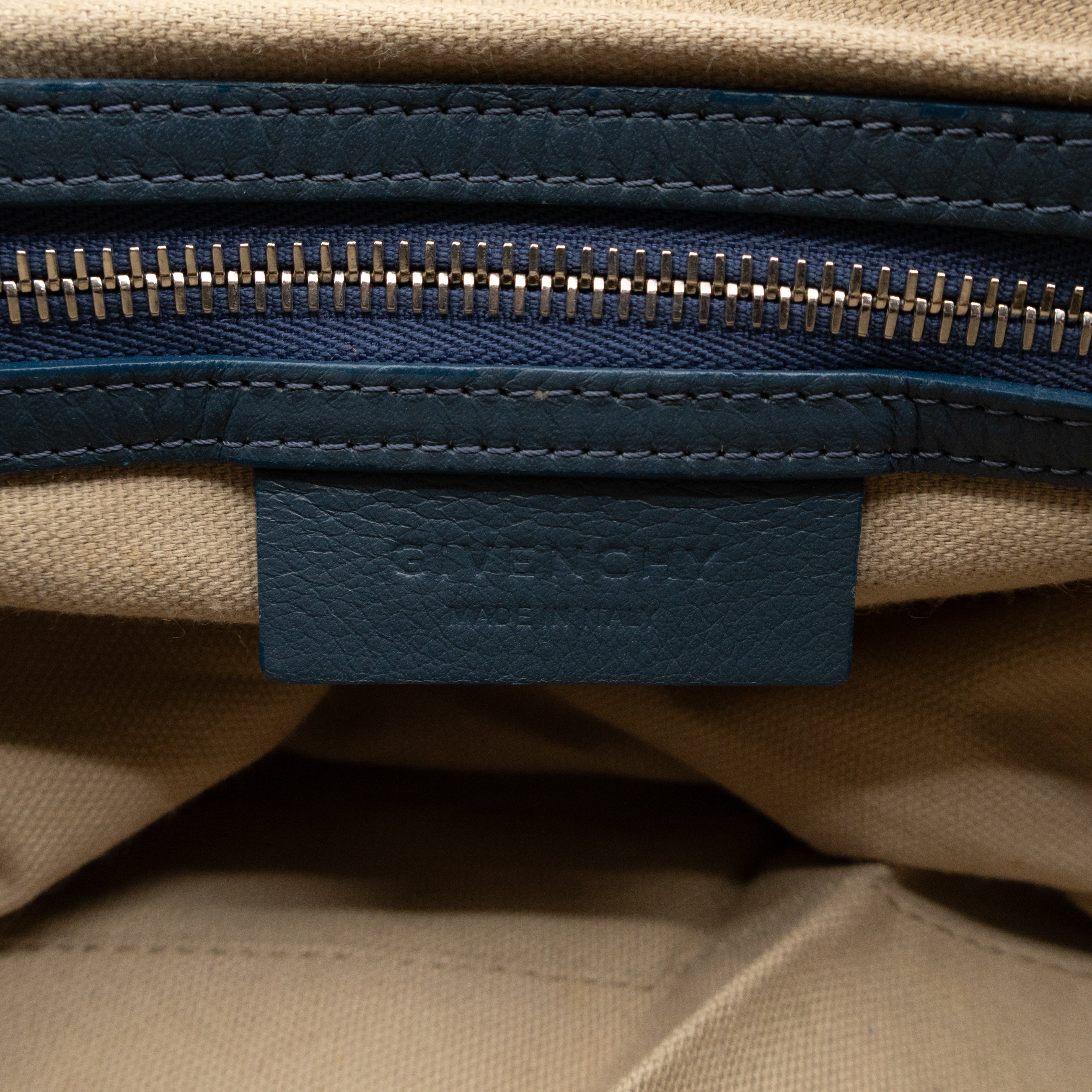 Nightingale Small Blue Leather