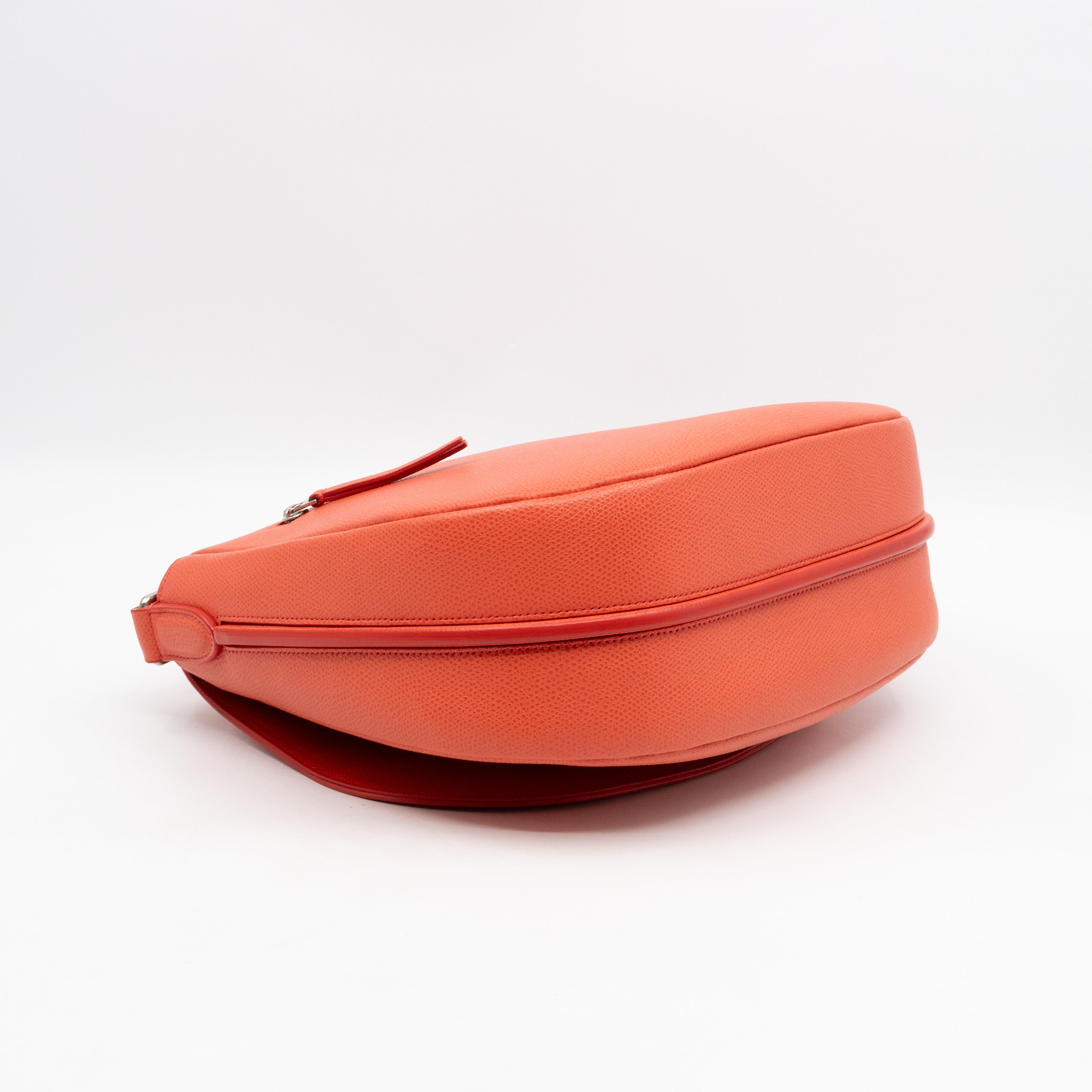 Trotteur Messenger Bag Orange Leather