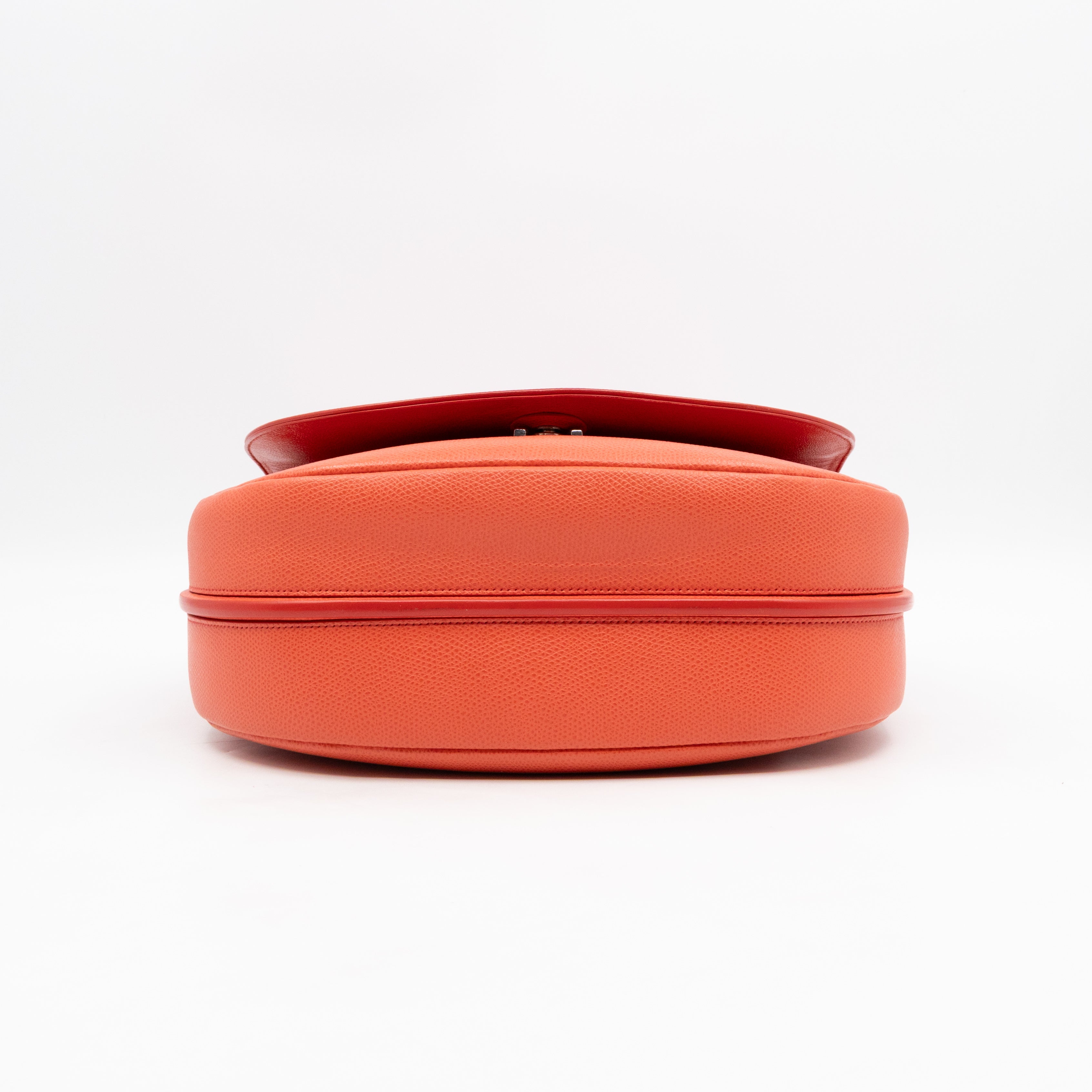 Trotteur Messenger Bag Orange Leather