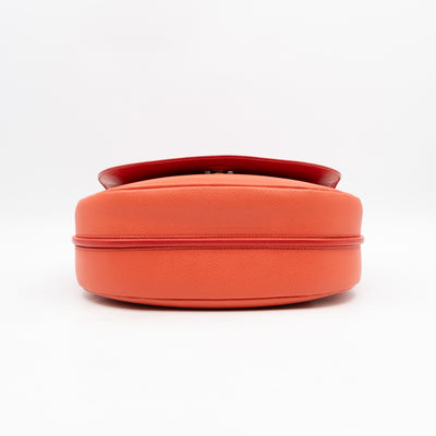 Trotteur Messenger Bag Orange Leather