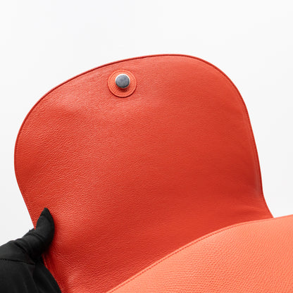 Trotteur Messenger Bag Orange Leather