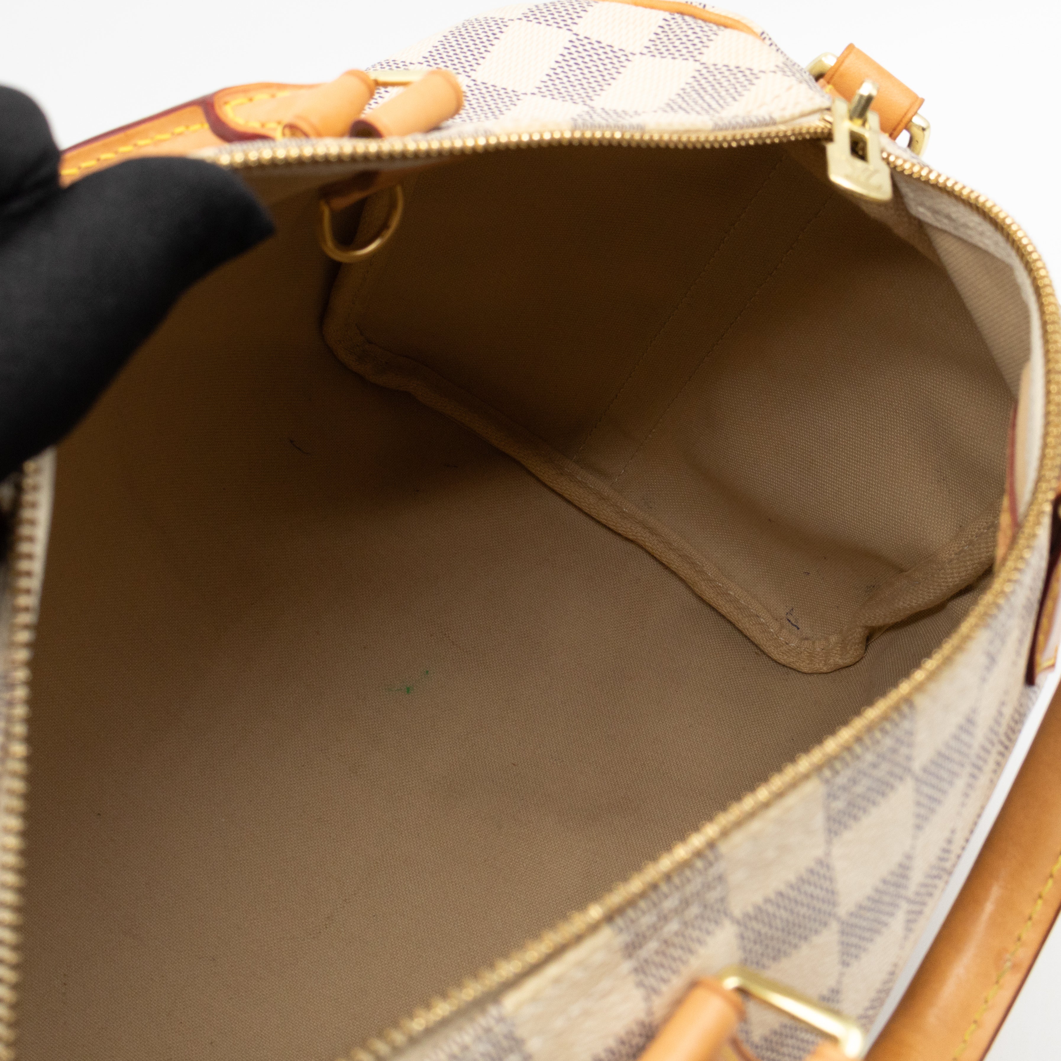 Speedy 30 Bandouliere Damier Azur