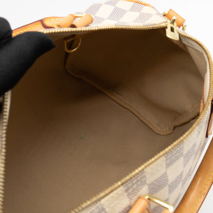 Speedy 30 Bandouliere Damier Azur