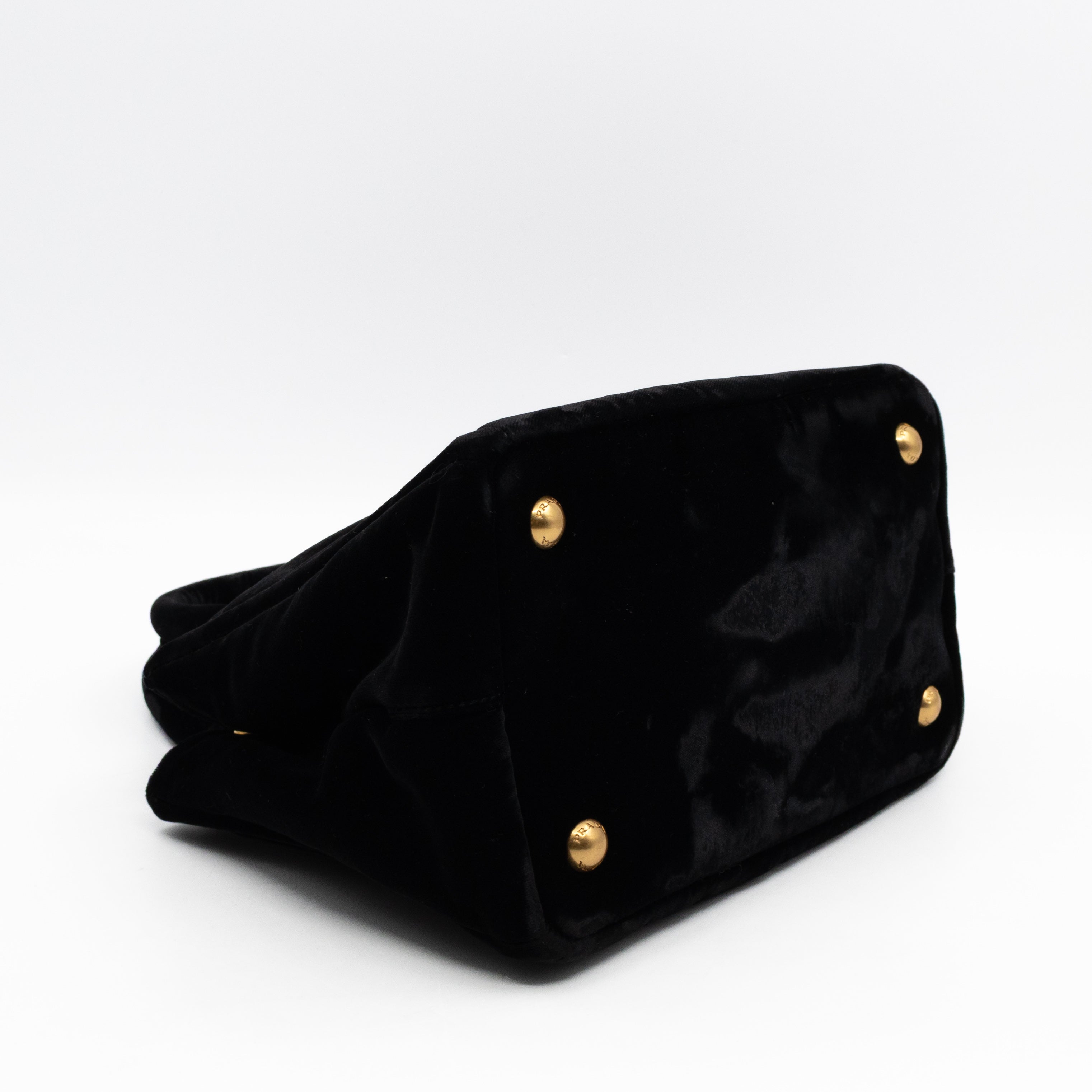 Canapa Mini Tote Bag Black Velvet