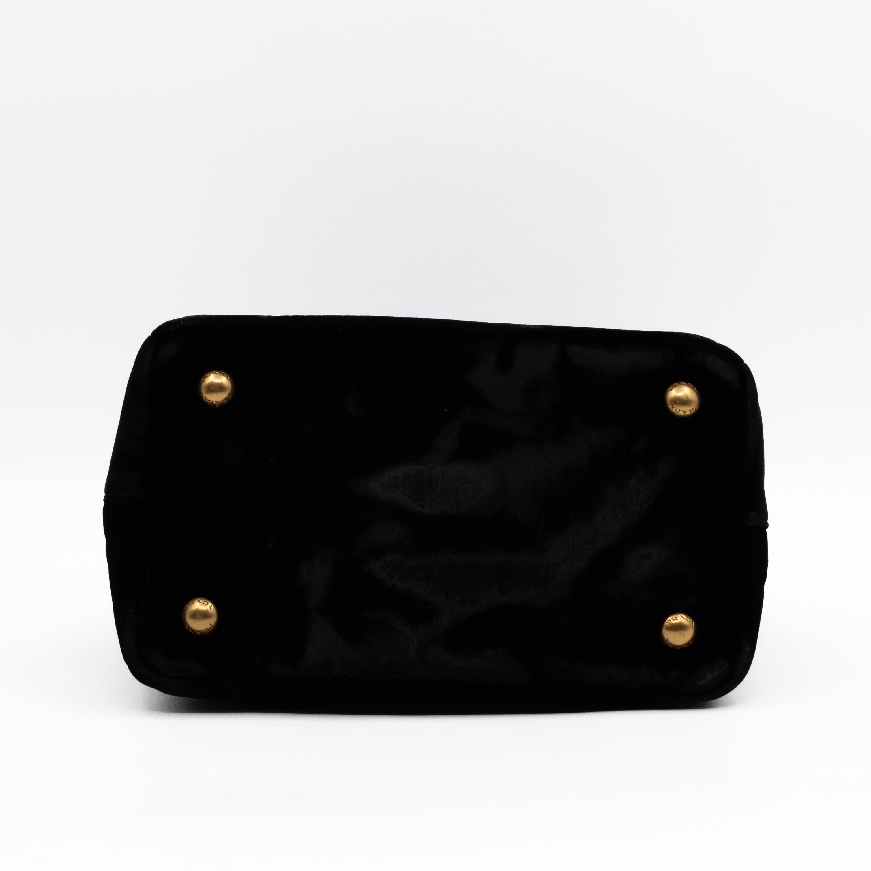 Canapa Mini Tote Bag Black Velvet