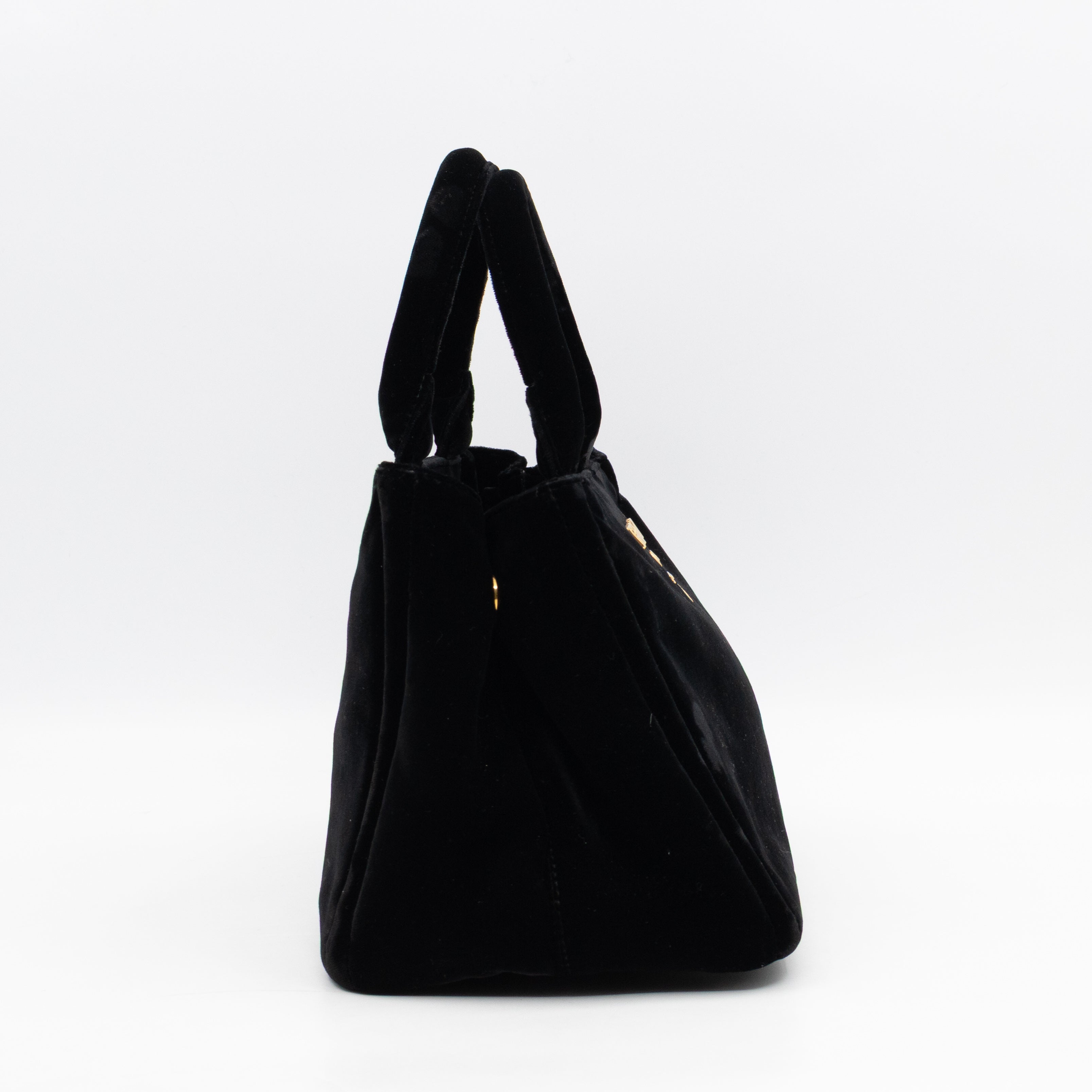 Canapa Mini Tote Bag Black Velvet