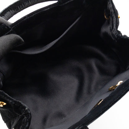 Canapa Mini Tote Bag Black Velvet