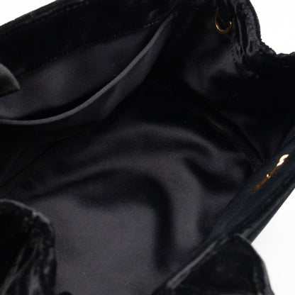 Canapa Mini Tote Bag Black Velvet