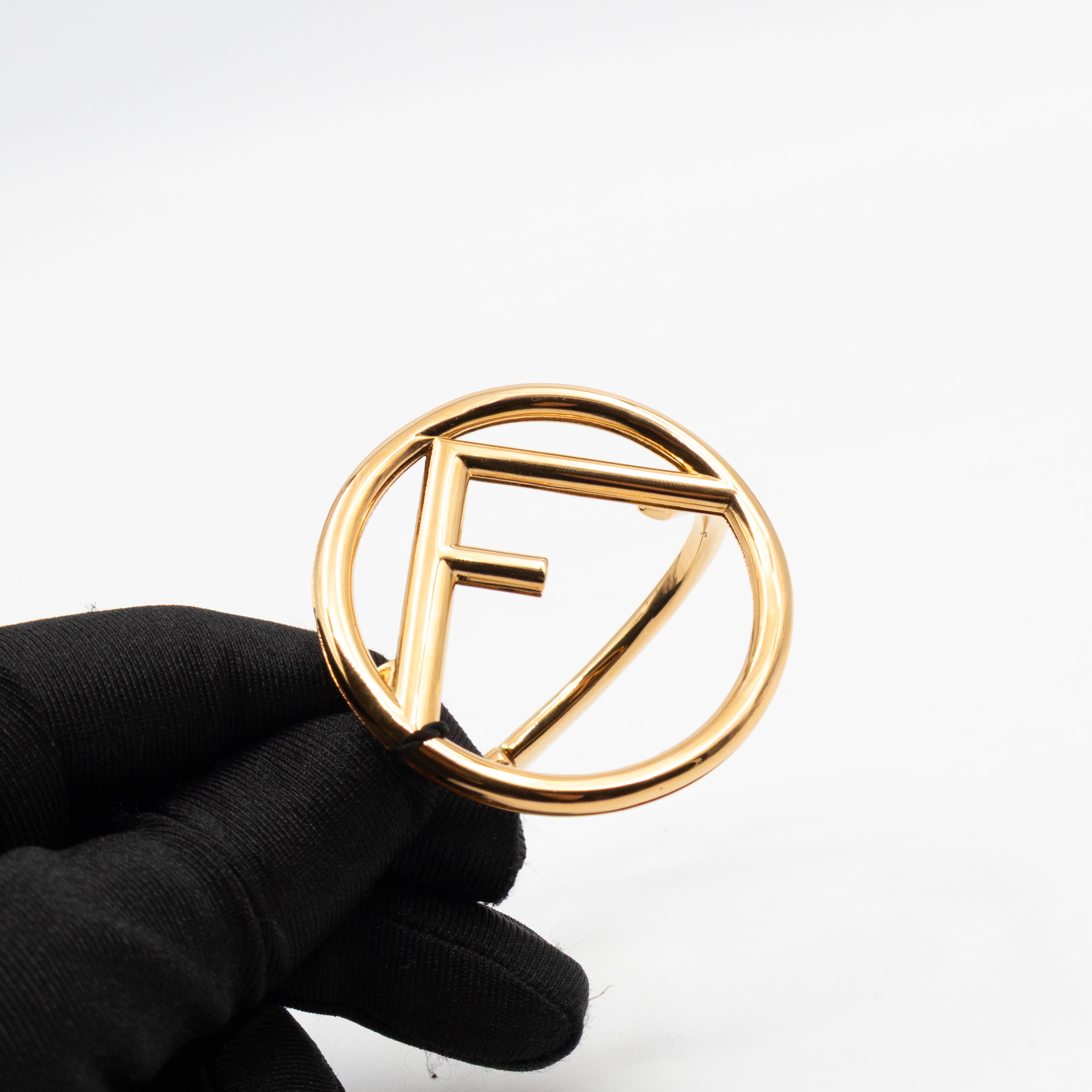 F Is Fendi Cuff Bracelet Gold