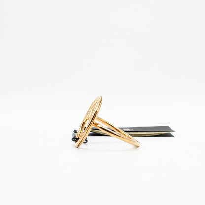 F Is Fendi Cuff Bracelet Gold