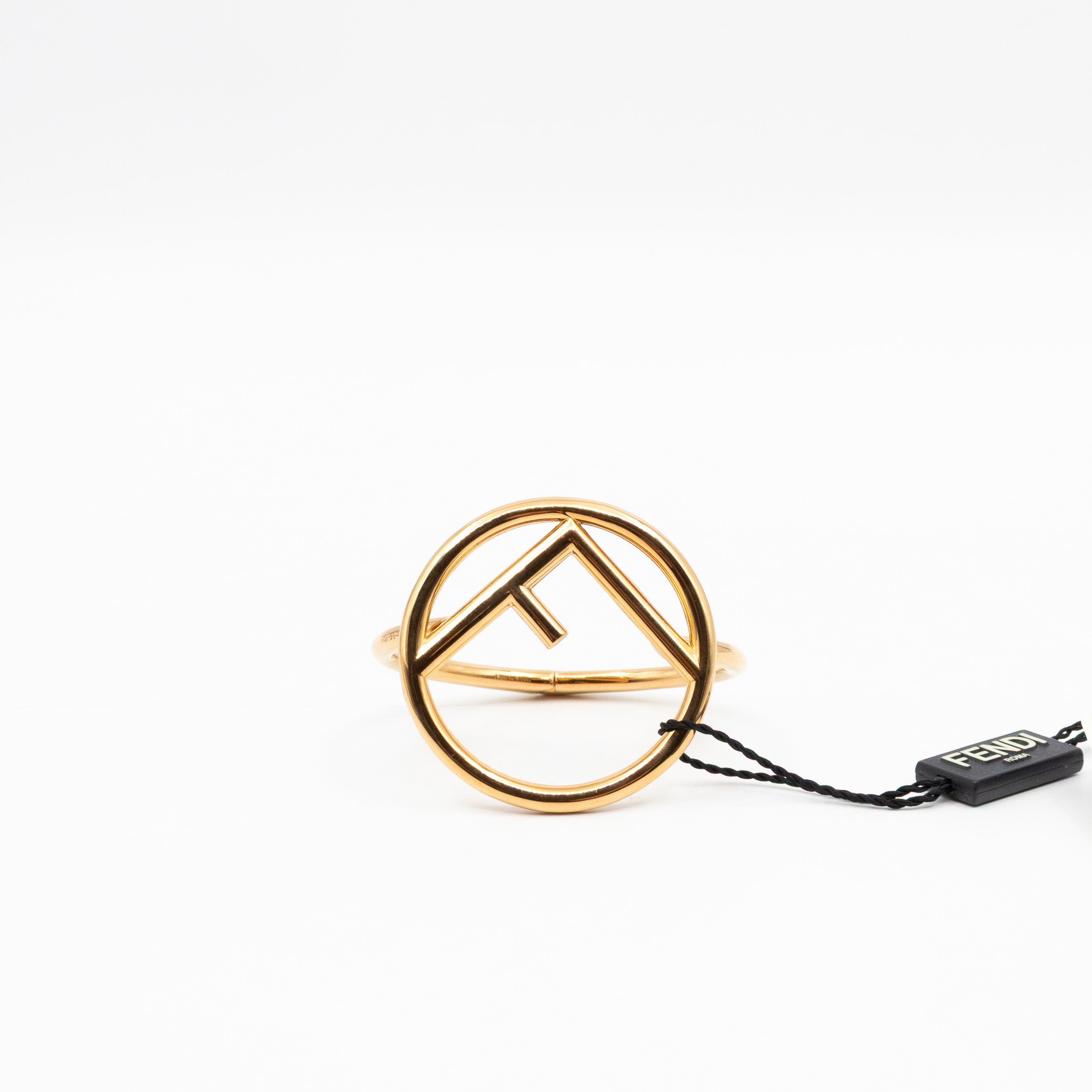 F Is Fendi Cuff Bracelet Gold