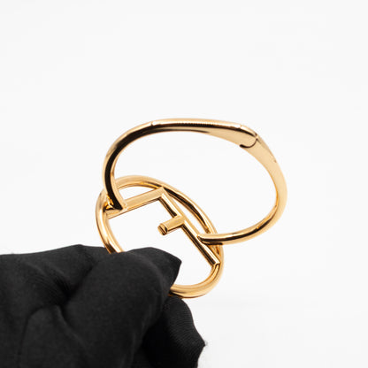 F Is Fendi Cuff Bracelet Gold
