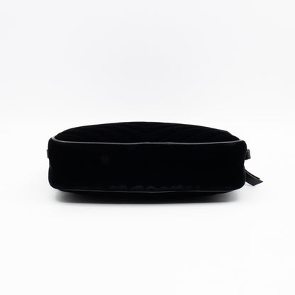 Lou Tassel Camera Bag Black Velvet