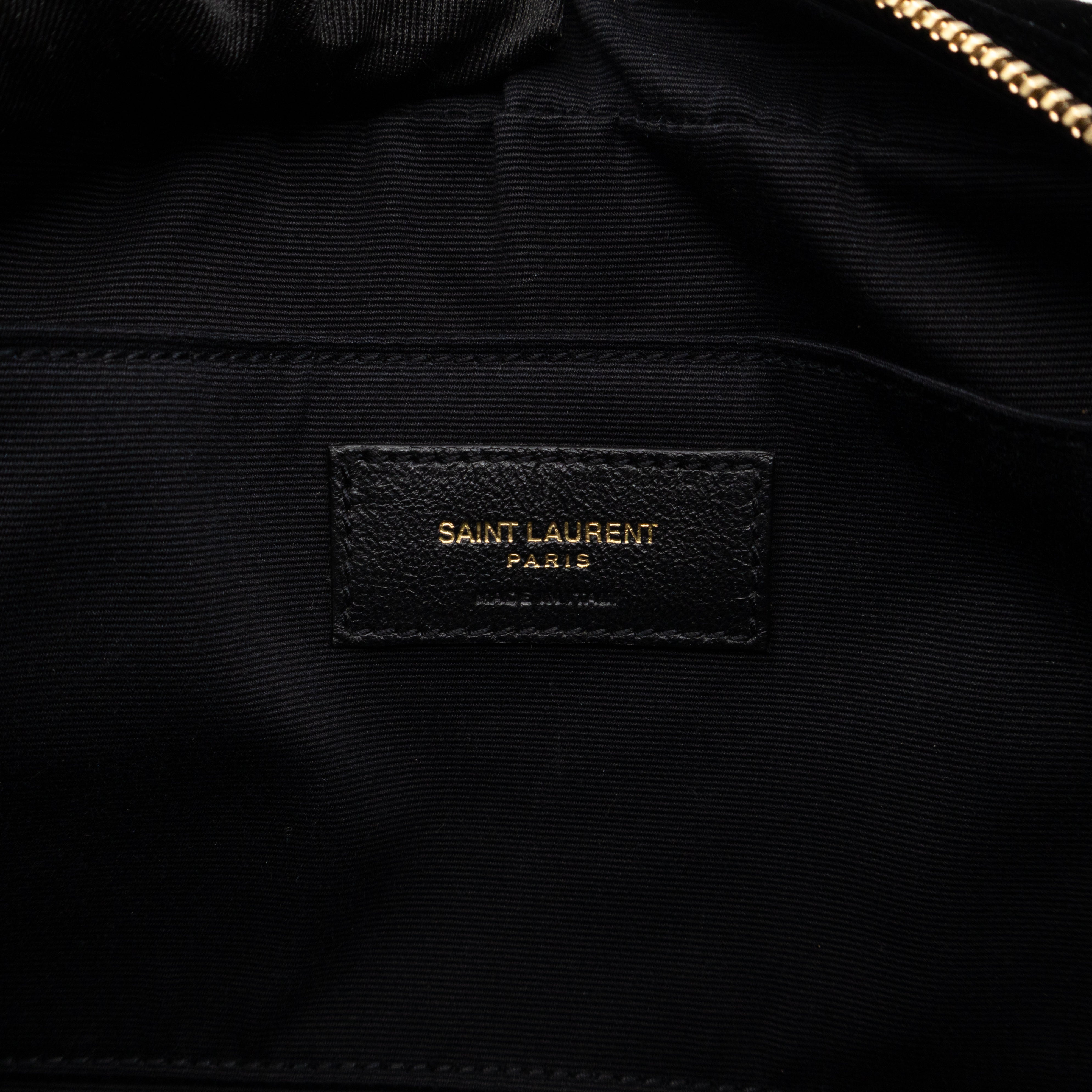 Lou Tassel Camera Bag Black Velvet