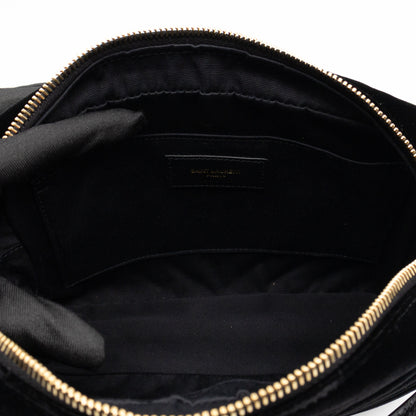 Lou Tassel Camera Bag Black Velvet