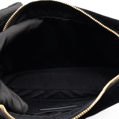 Lou Tassel Camera Bag Black Velvet