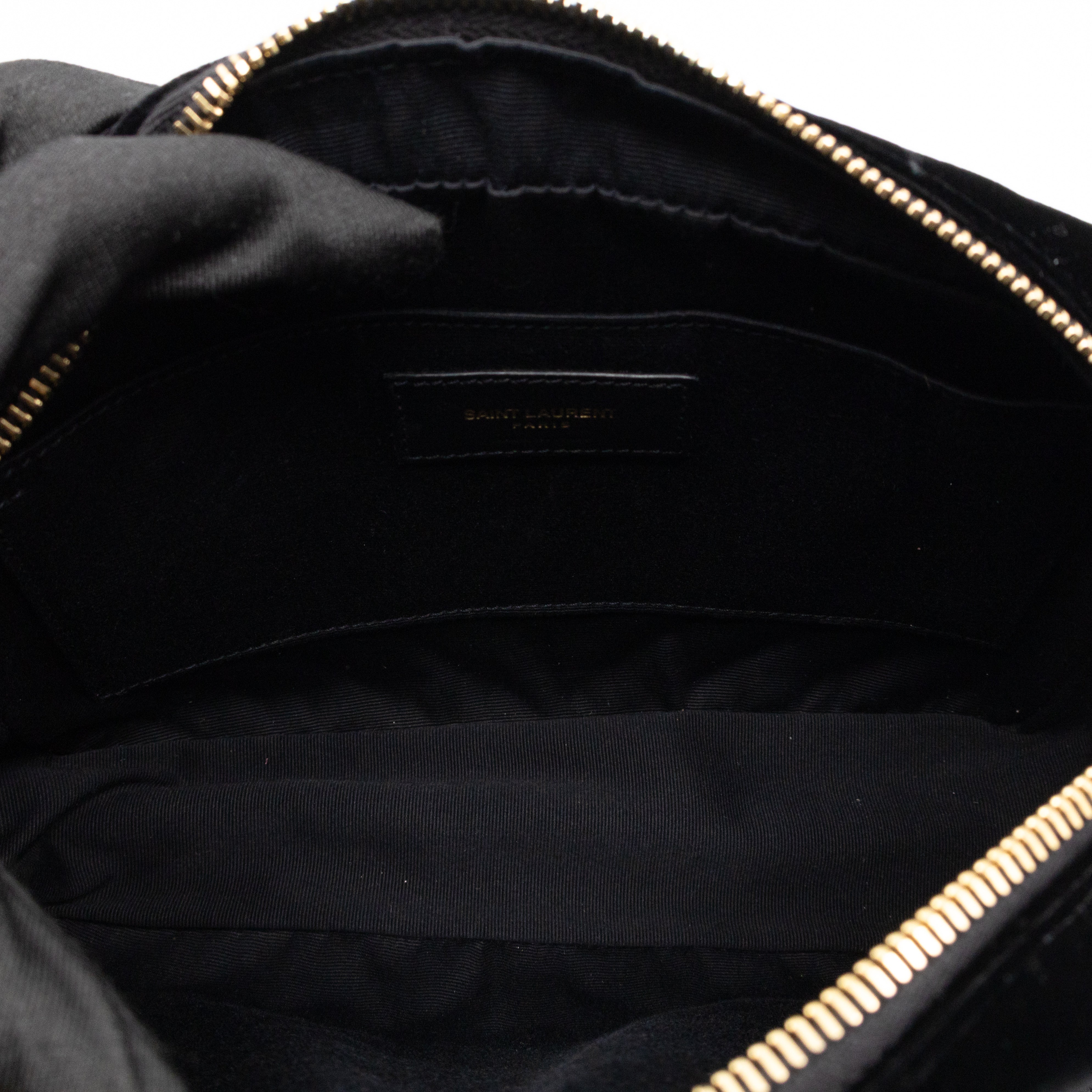 Lou Tassel Camera Bag Black Velvet