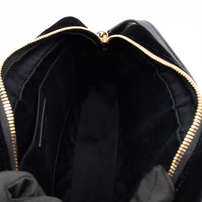 Lou Tassel Camera Bag Black Velvet