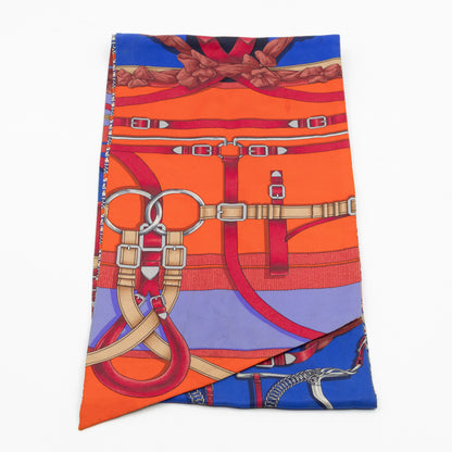 Maxi Twilly Scarf Grand Manege Blue & Red