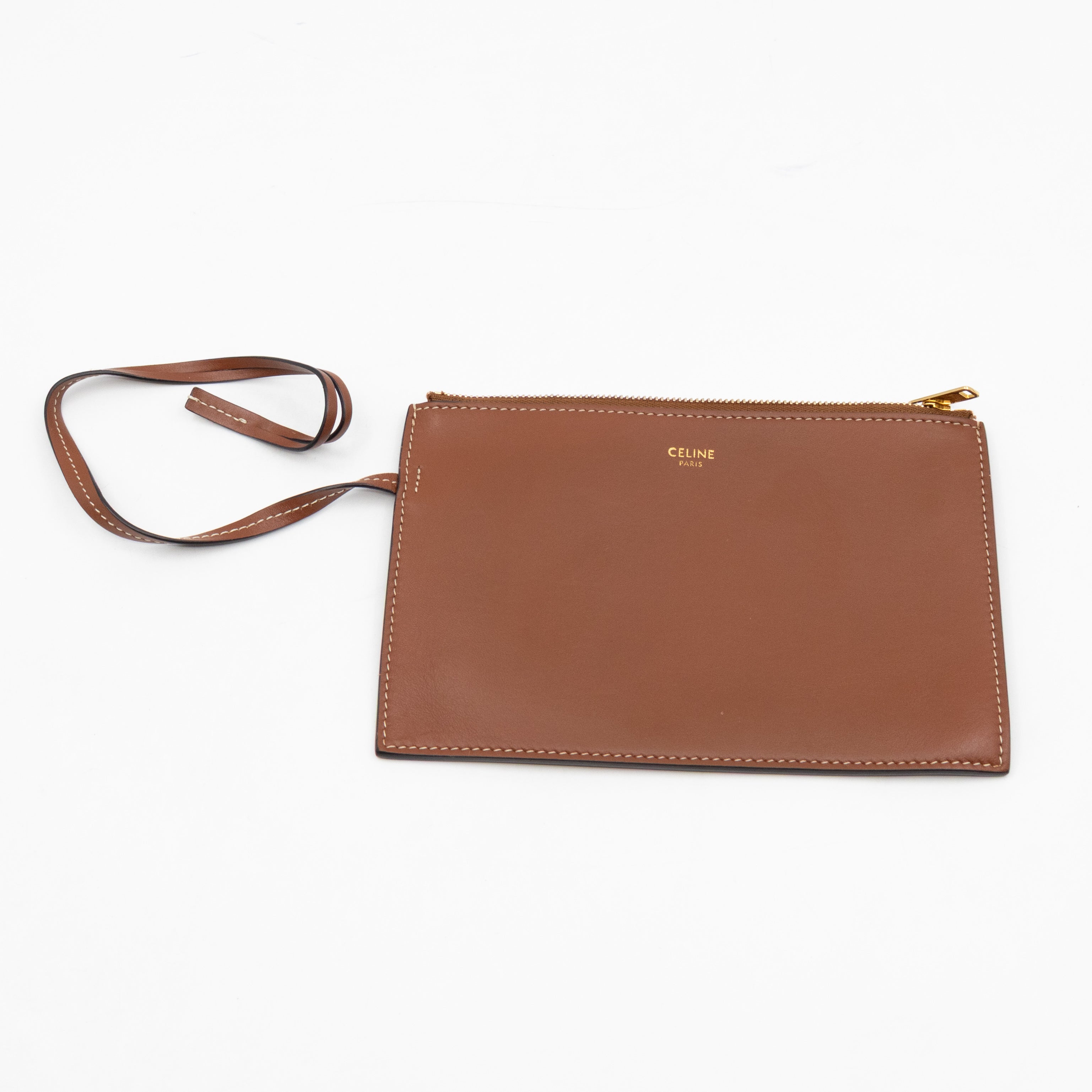 Celine 16 Bucket Bag Brown Smooth Leather