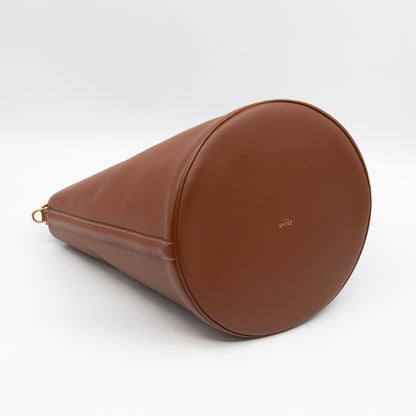 Celine 16 Bucket Bag Brown Smooth Leather