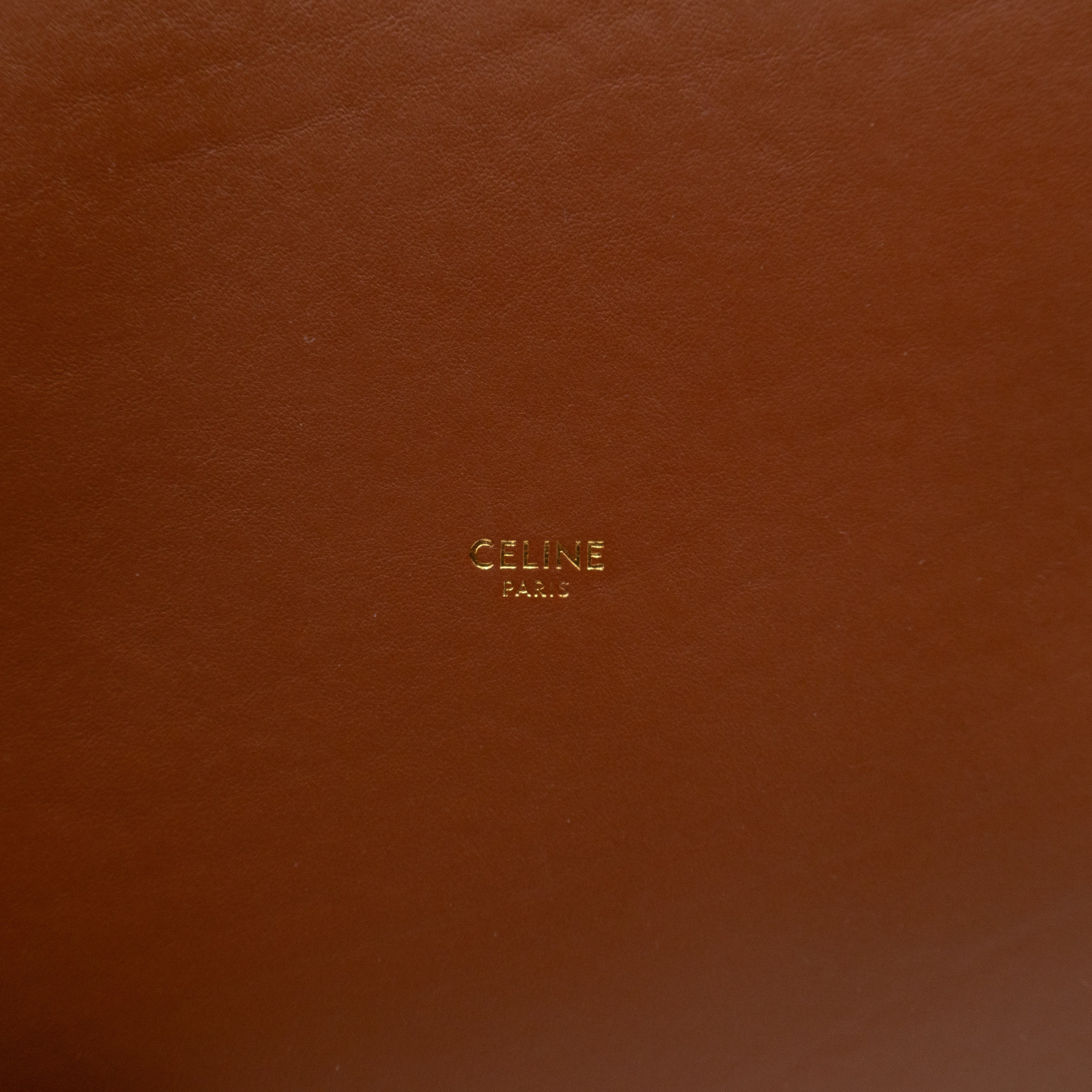 Celine 16 Bucket Bag Brown Smooth Leather