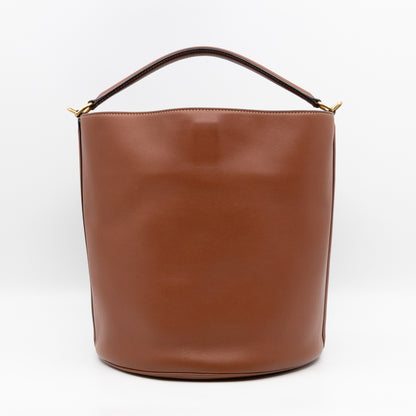 Celine 16 Bucket Bag Brown Smooth Leather